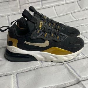 Air Max 270 React GS 'Metallic Gold'